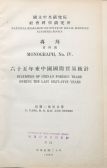 1931年，楊端六、侯厚培等：國(guó)立中央研究院社會(huì)科學(xué)研究所專(zhuān)刊第4號(hào)-六十五年來(lái)中國(guó)國(guó)際貿(mào)易統(tǒng)計(jì)